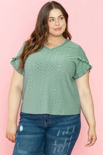 Load image into Gallery viewer, Green &quot;Julie&quot; Plus Size Top
