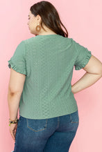 Load image into Gallery viewer, Green &quot;Julie&quot; Plus Size Top
