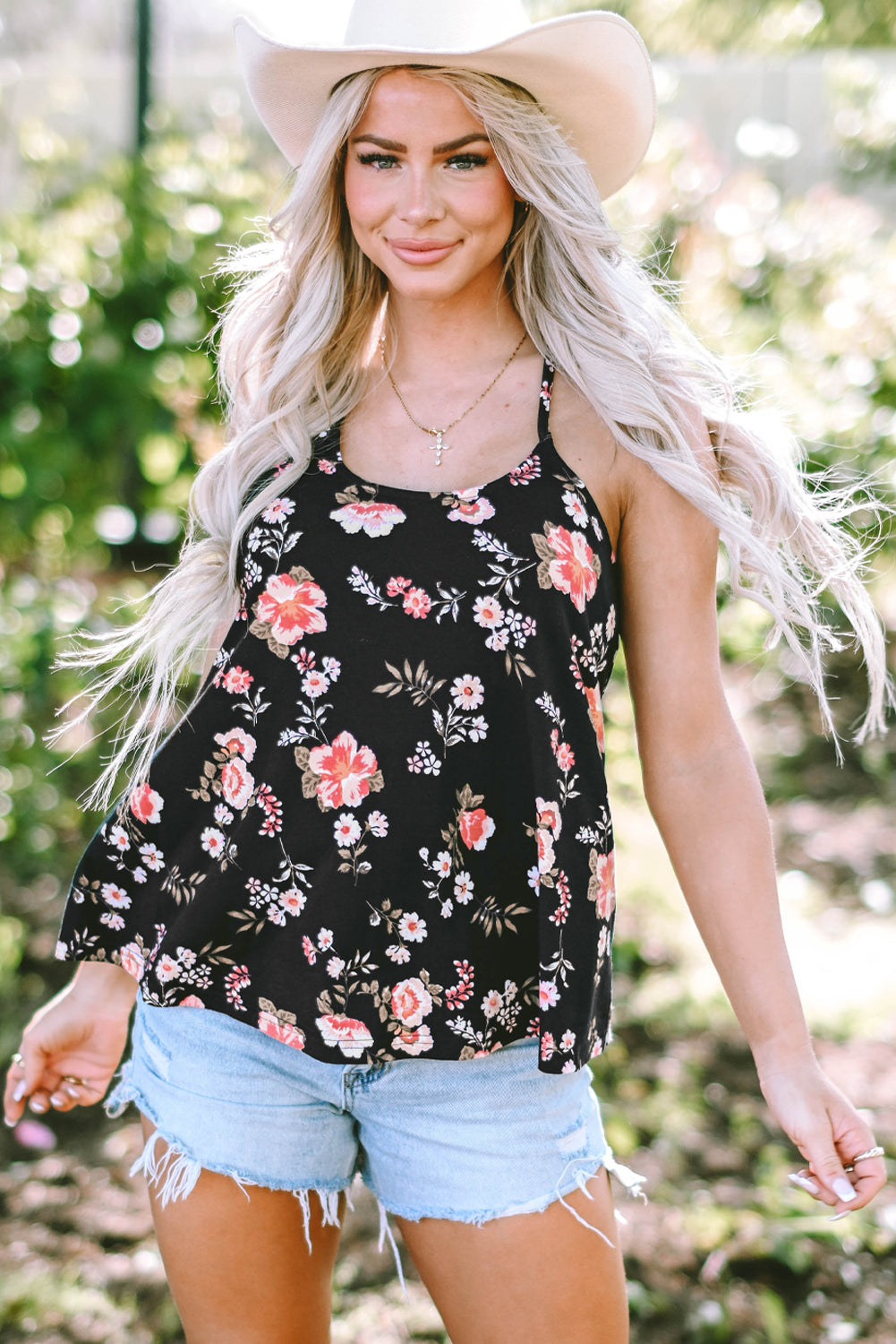 Black Floral 